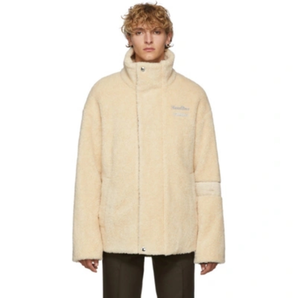 Acne Studios Off-White Orsino Teddy Jacket